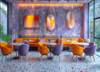 THE IDEAL COLOUR PLAN FOR THE FURNITURE IN RESTAURANTS